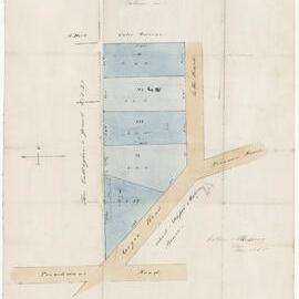 Early subdivision at Randwick