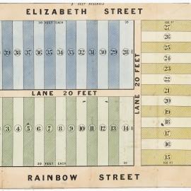 Subdivision between Rainbow and Helena Streets, Randwick
