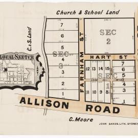 Subdivision, corner of Alison and Carrington Road