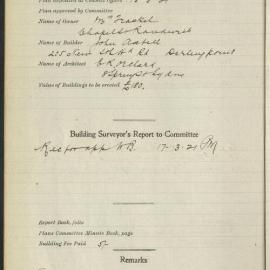 Chapel Street, Randwick : 1039-1921