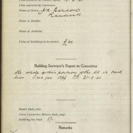 Glebe Street, Randwick : 1051-1921