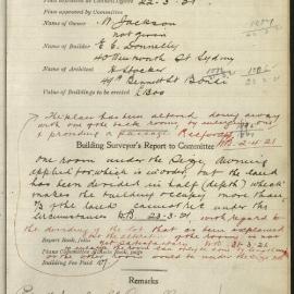 Anzac Parade, Kensington : 1056-1921