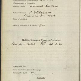 Avoca Lane, Randwick : 1057-1921