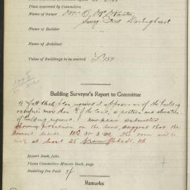 Frenchmans Road, Randwick : 1059-1921