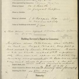 Anzac Parade, Randwick : 1064-1921