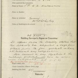 Little Bay Road, Little Bay : 1130-1921