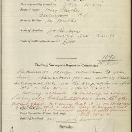 Clovelly Road, Clovelly : 1190-1921