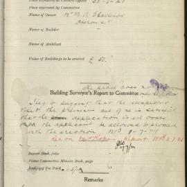 Oberon Street, Randwick : 1216-1921