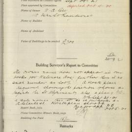 Walenore Avenue, Kingsford : 1406-1921