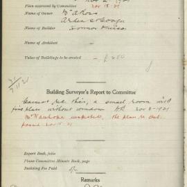 Sully Street, Coogee : 1495-1921