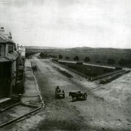 View of Moore Park taken from the intersection of Flinders Street and South Dowling Street