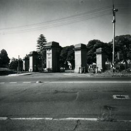 Randwick Gates entrance to Centennial Park 