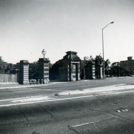 Woollahra Gates entrance to Centennial Park