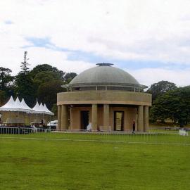 The Federation Pavilion in Centennial Park during preparations for the Centenary of the Federation of Australia