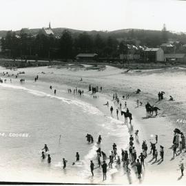 Coogee Beach looking south-west c early 1900s