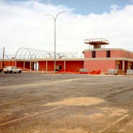 The construction of the Maroubra Beach Pavilion looking north-east