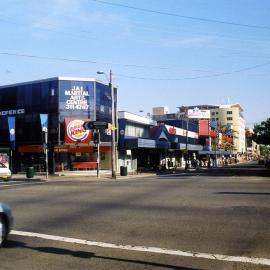 View of corner of Anzac Parade and Maroubra Road