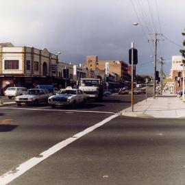 Maroubra Junction corner of Maroubra Road and ANZAC Parade looking east