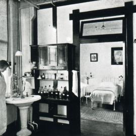 First aid, dispensary and rest room at W.D. and H.O. Wills factory