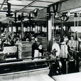 Carton making department at W.D. & H.O. Wills