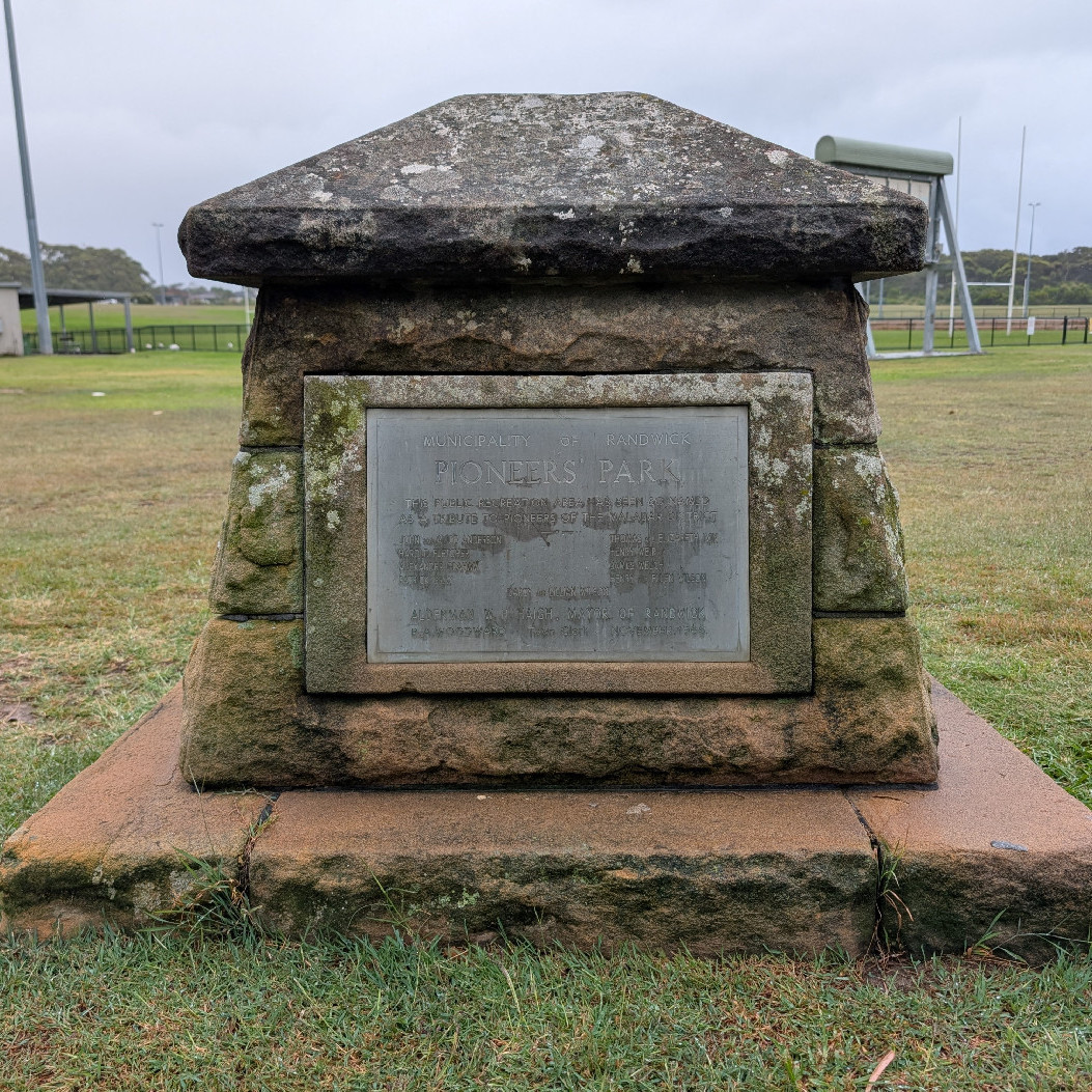 Pioneer Park Monument
