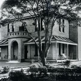 Front view of the Superintendent's Cottage, Prince of Wales Hospital