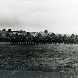 Kensington Racecourse: Soldier's camp