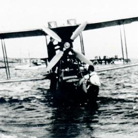 The Wackett Widgeon flying boat before its test flight in 1924