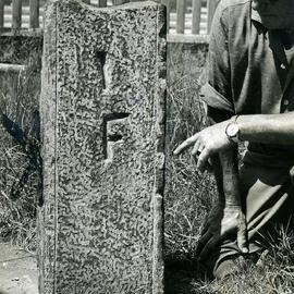 Original Randwick Racecourse One Furlong Post