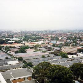View from Prince of Wales Hospital looking south in 1991