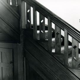 172 Avoca Street, Randwick: stairway and cupboard under the stairs (Photo 13/19)
