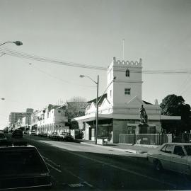 Randwick, corner of Belmore Road and Avoca Street, with Captain Cook Statue