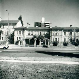 Price of Wales Hospital. Blacket Building with front gates