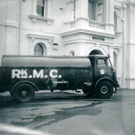 Randwick Municipal Council. Garbage Truck outside the Town Hall (Photo 2)