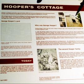 Hooper's Cottage, 17 Gilderthorpe Avenue information plaque.