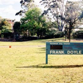 Frank Doyle Park, Gordon and Randwick Streets, Randwick North