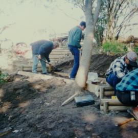 Bushcare volunteers undertaking the landcare programme in Fred Hollows Reserve