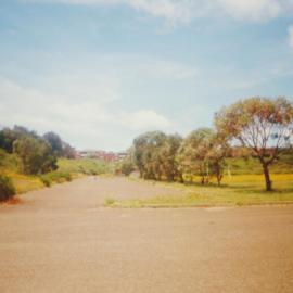 Streetscape and open land at the Randwick Barracks
