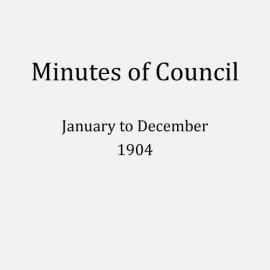 Randwick City Council - Minutes - 1904
