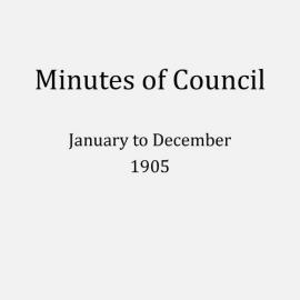 Randwick City Council - Minutes - 1905