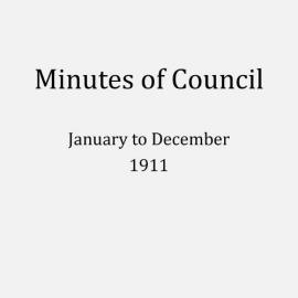 Randwick City Council - Minutes - 1911