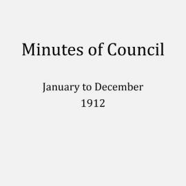 Randwick City Council - Minutes - 1912