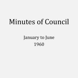 Randwick City Council - Minutes - 1960 January to June