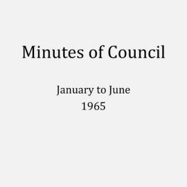 Randwick City Council - Minutes - 1965 January to June