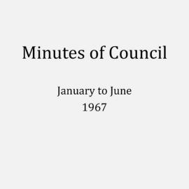Randwick City Council - Minutes - 1967 January to June