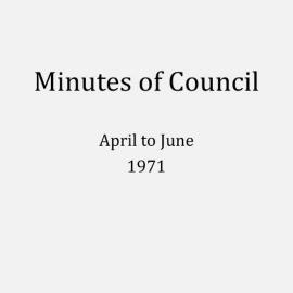 Randwick City Council - Minutes - 1971 April to June