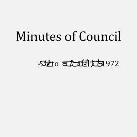 Randwick City Council - Minutes - 1972 July to September