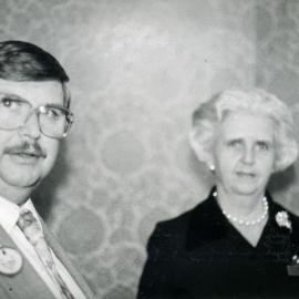 Alderman Marie Kibble at a reception for the Lions Club
