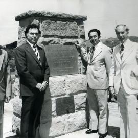 The official opening of the Captain Arthur Phillip Monument