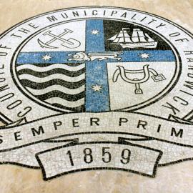 Randwick Council's insignia mosaic